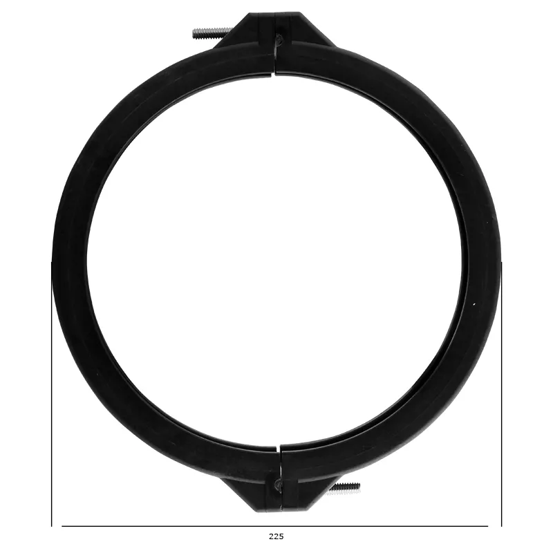 Klemmring ABS 2 teilig inkl. Schrauben Muttern und O Ring