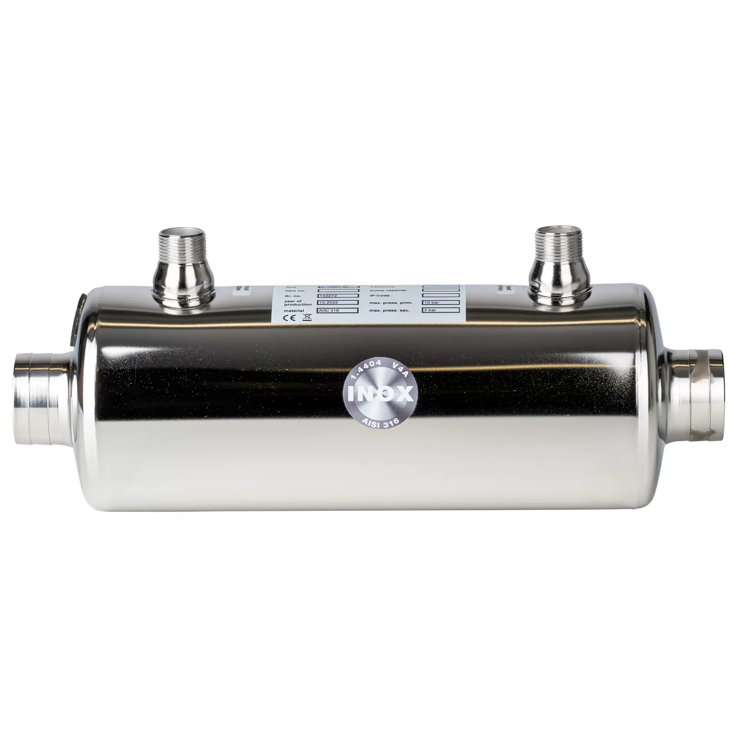 Dapra Classic Line Hochtemperatur Edelstahl-Wärmetauscher - D-HWT 54