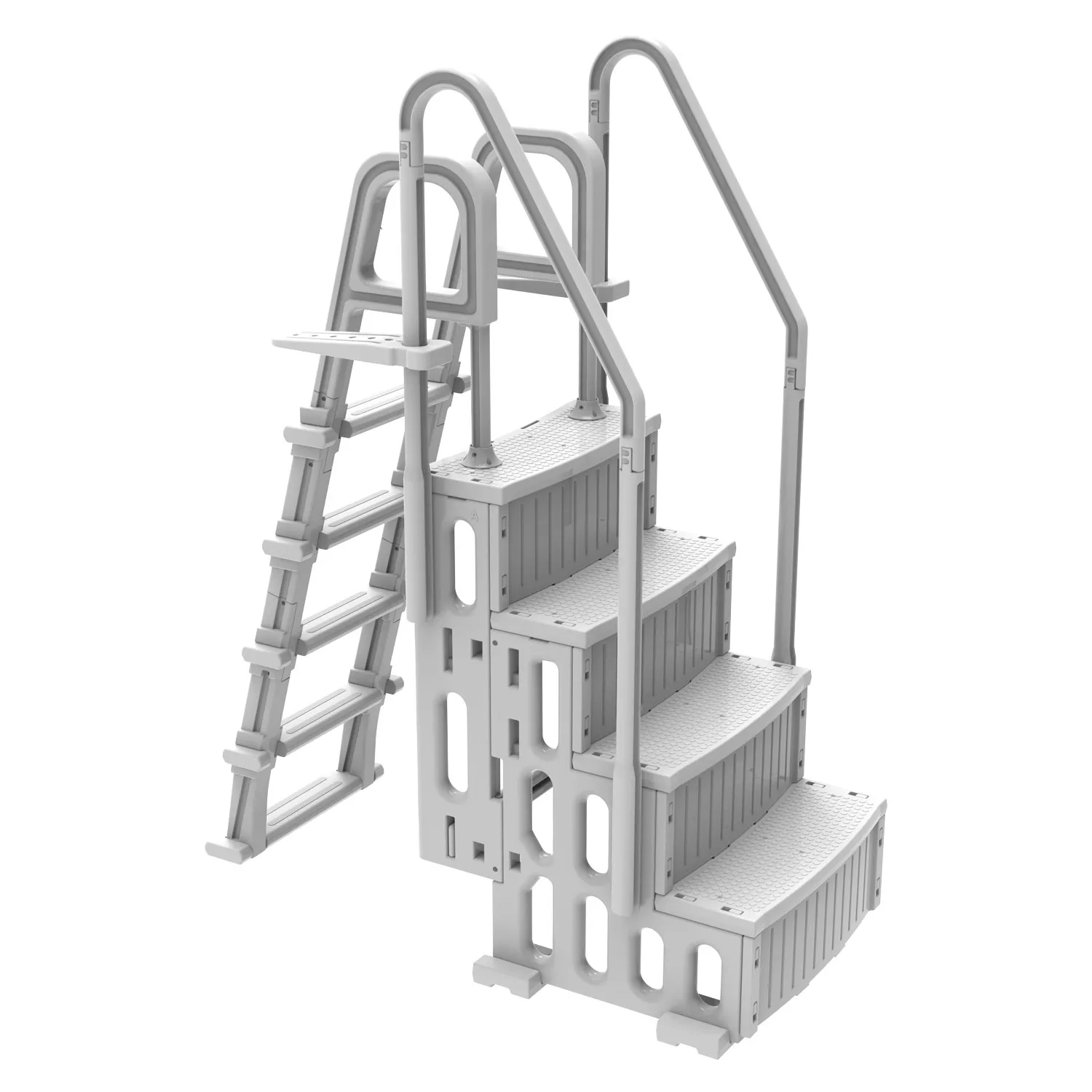 Oku Kunststoff Pooltreppe für Aufstellpools