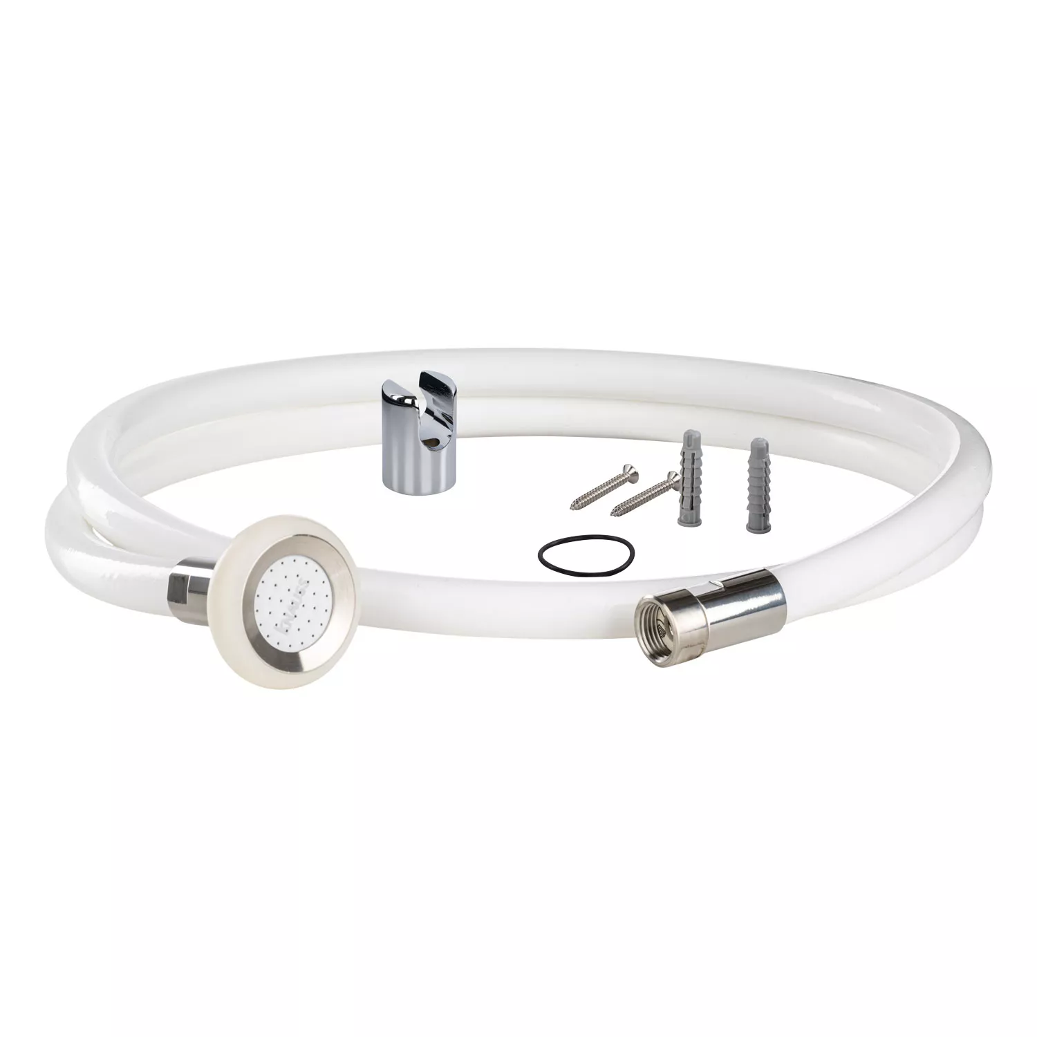 Knauss Kneippschlauch gummierte Siebstrahldüse Inkl. Halterung - 2m