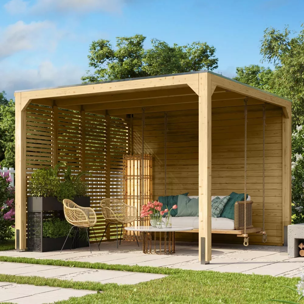 Karibu Pavillon Cubus - ohne Anbau