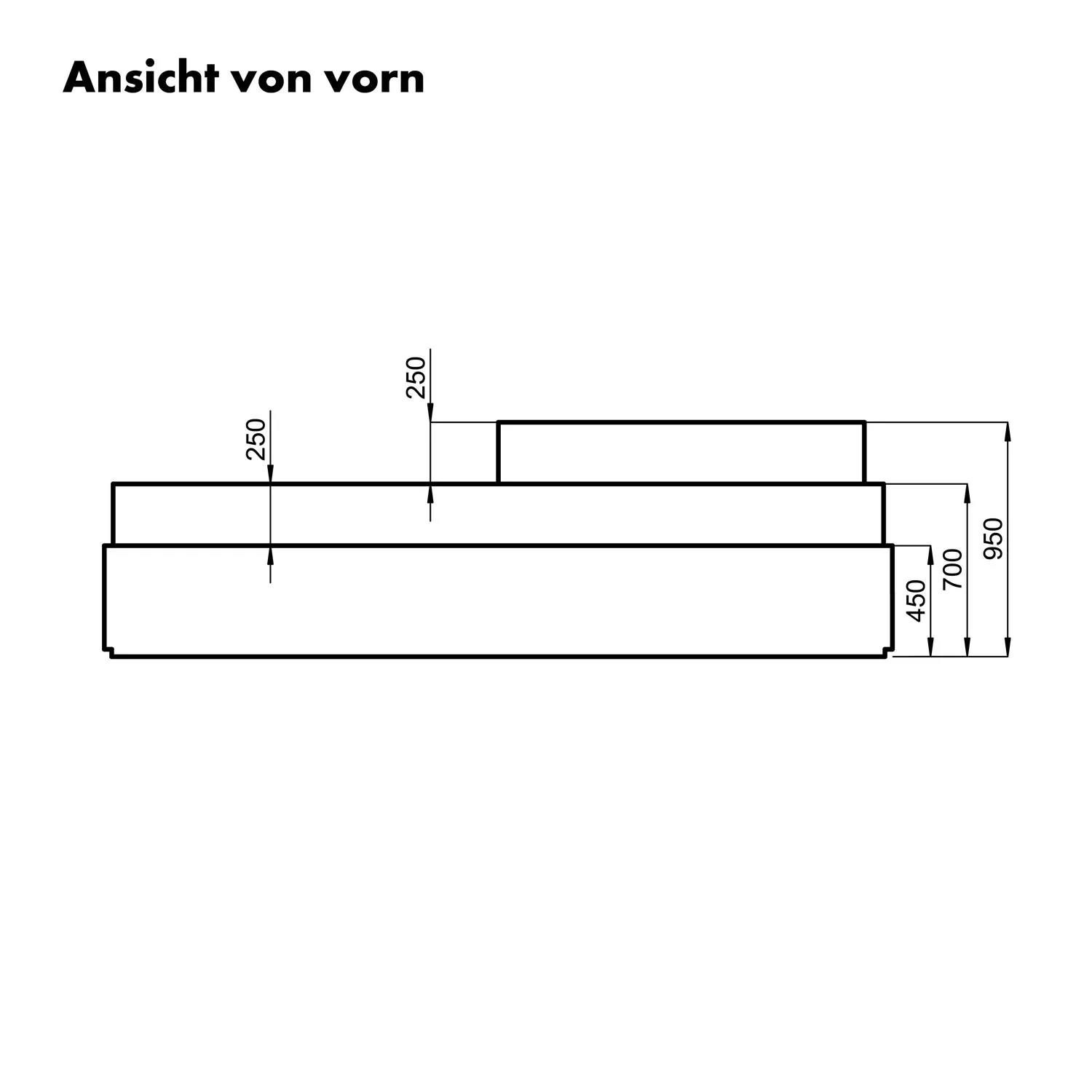 Trendstone Pooltreppe für Rund- Oval- Achtformbecken - 3,20 m - 1,20 m