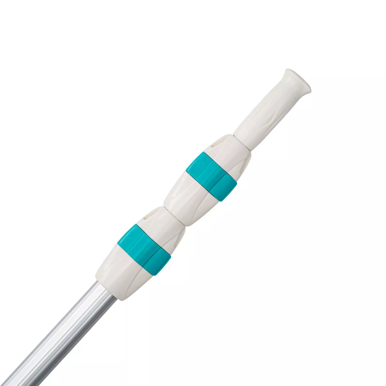 Teleskopstange 3 x 1,20 m Silber 