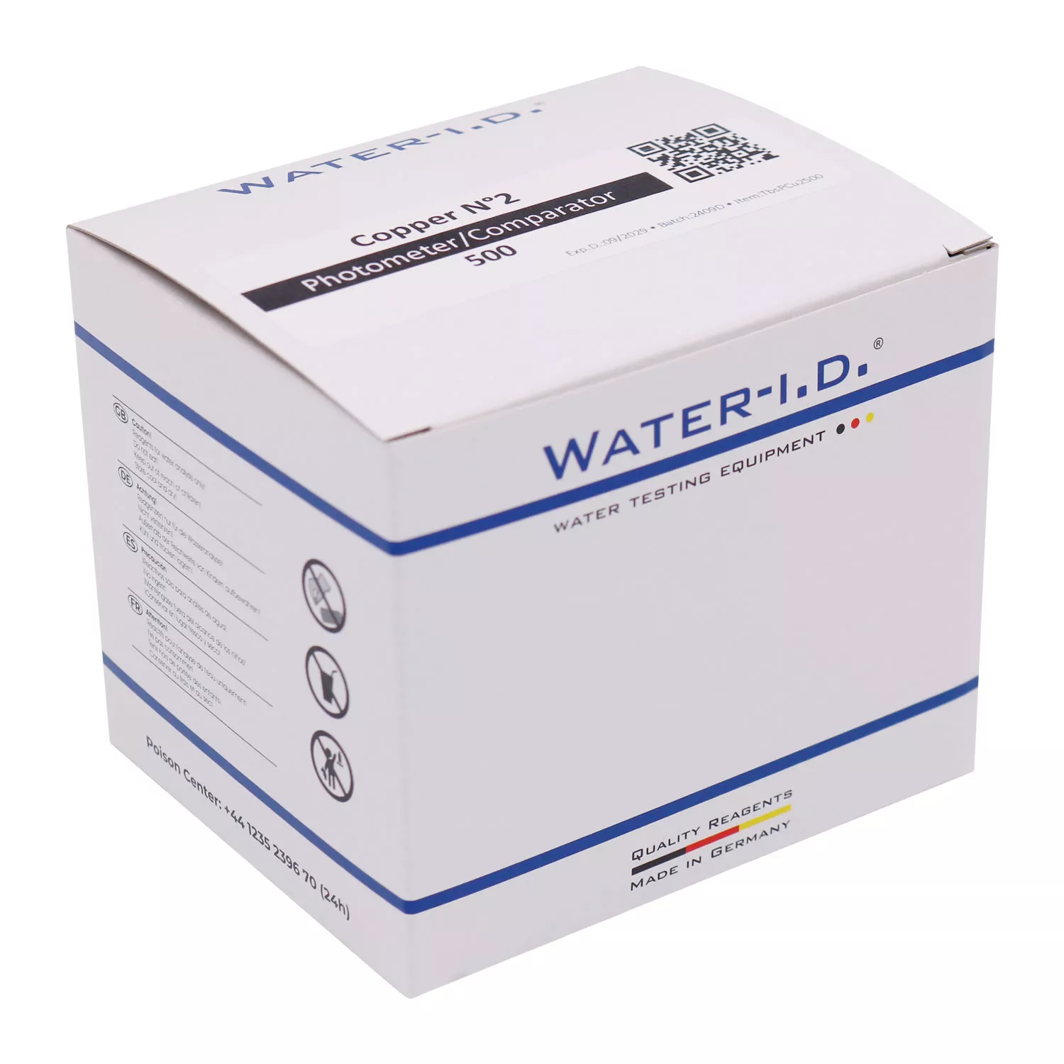 Kupfer No. 2 Testtabletten für Poollab - 500 Stk
