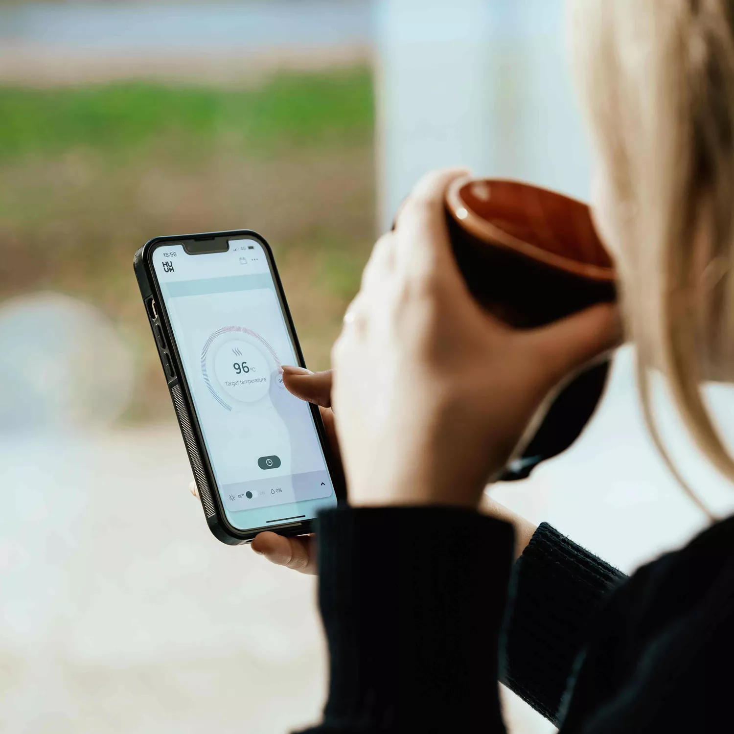 huum-uku-saunasteuerung-wifi-app HUUM Uku 4.1 Saunasteuerung WiFi - Classic Black