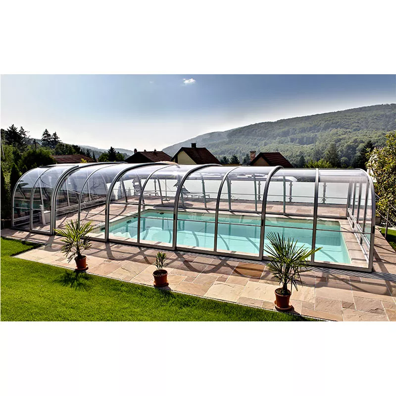 Schwimmbadüberdachung Harmonie Plus 8,00 x 4,00 x 2,10m