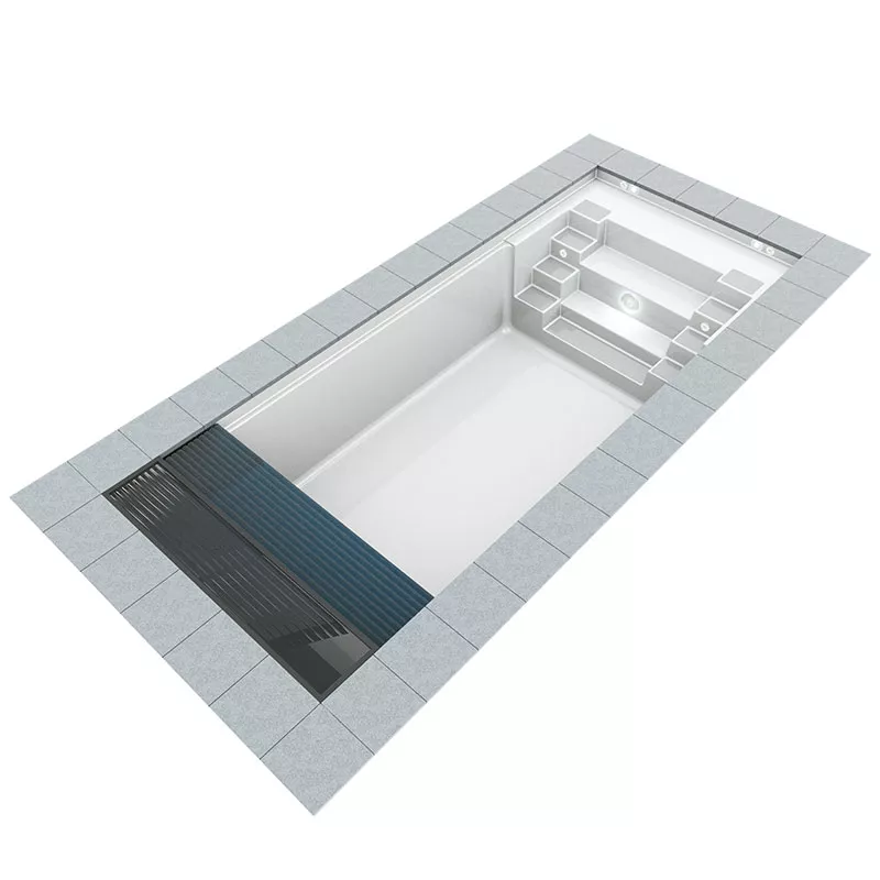 gfk-pool-reku-twin-s-xtra-800-einbauteile_1 Reku GFK Pool Twin S Xtra 750 inkl. Einbauteile 7,50 x 3,20 x 1,50 m