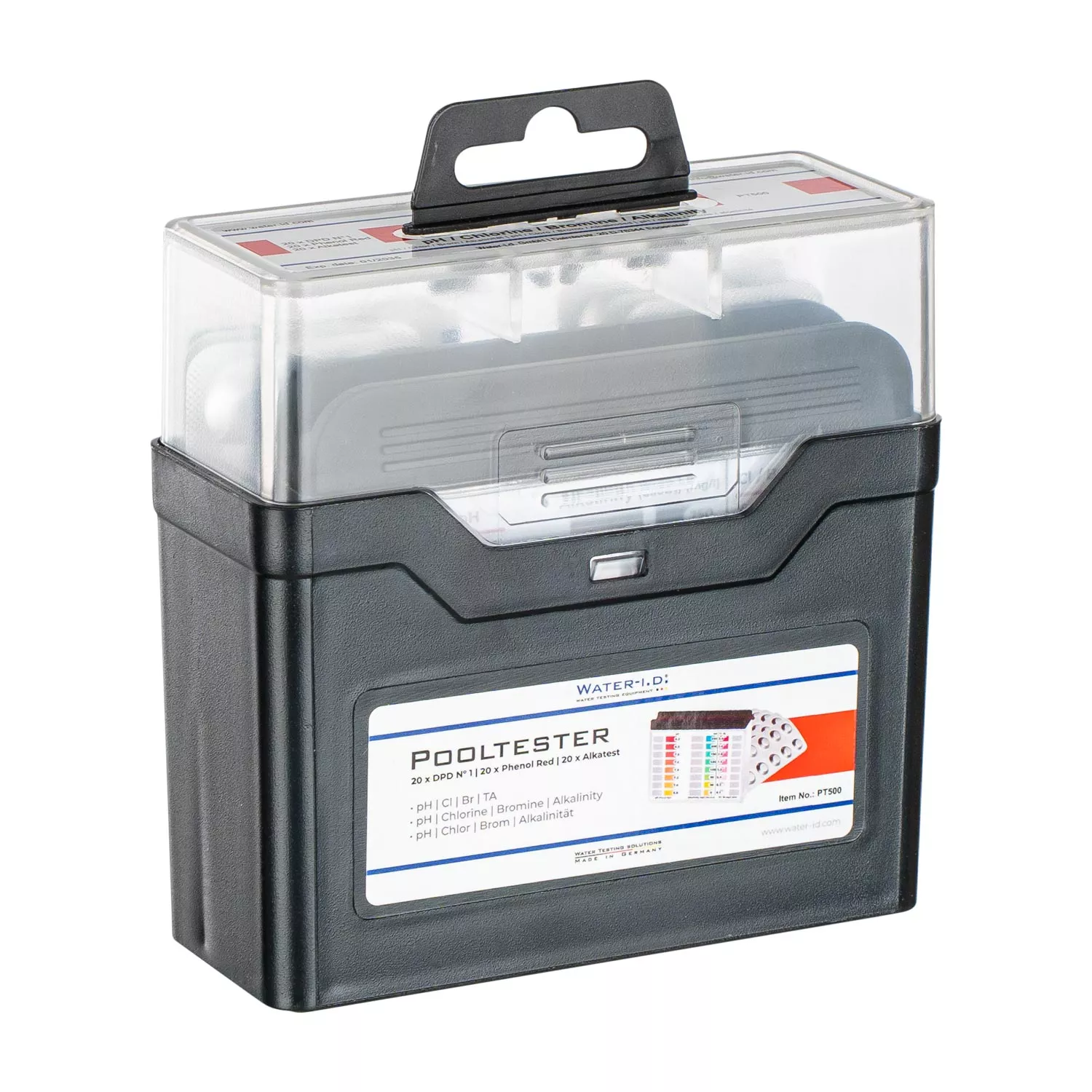 Water-I.D. Pooltester pH, Chlor und Alkalinität