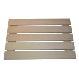 10207 Sauna Fußrost aus Abachi Holz pro m²
