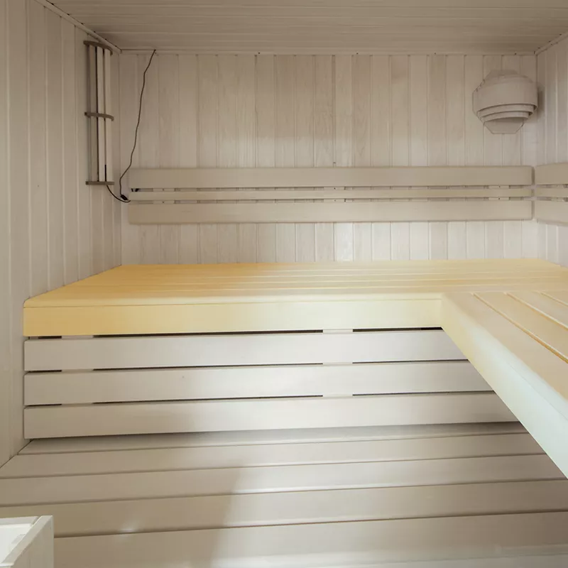 10250 Sauna Innenliege Abachi Holz 0,53 m breit