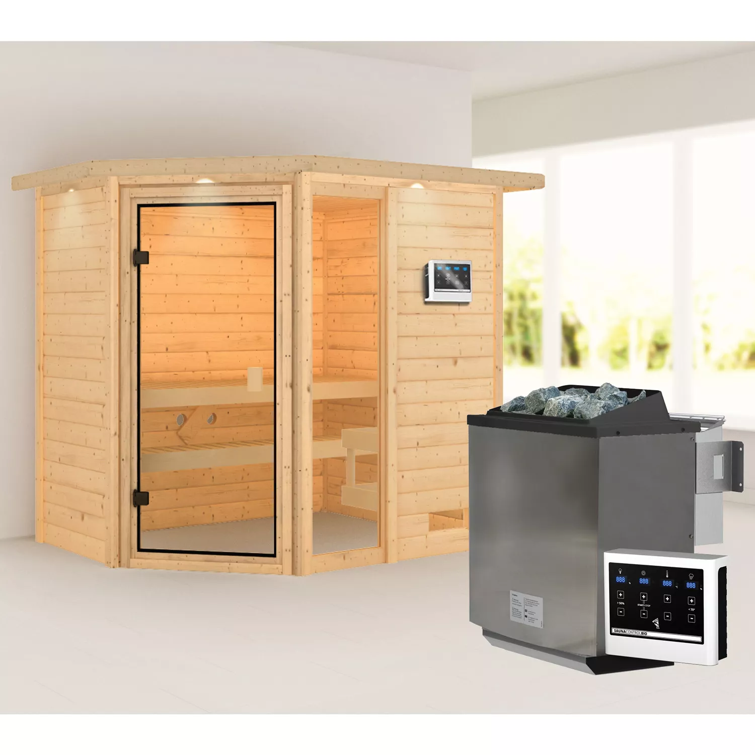 karibu_jada_bio_niedrigsauna_mit_dachkranz_0 Karibu Jada Bio Niedrigsauna mit Dachkranz