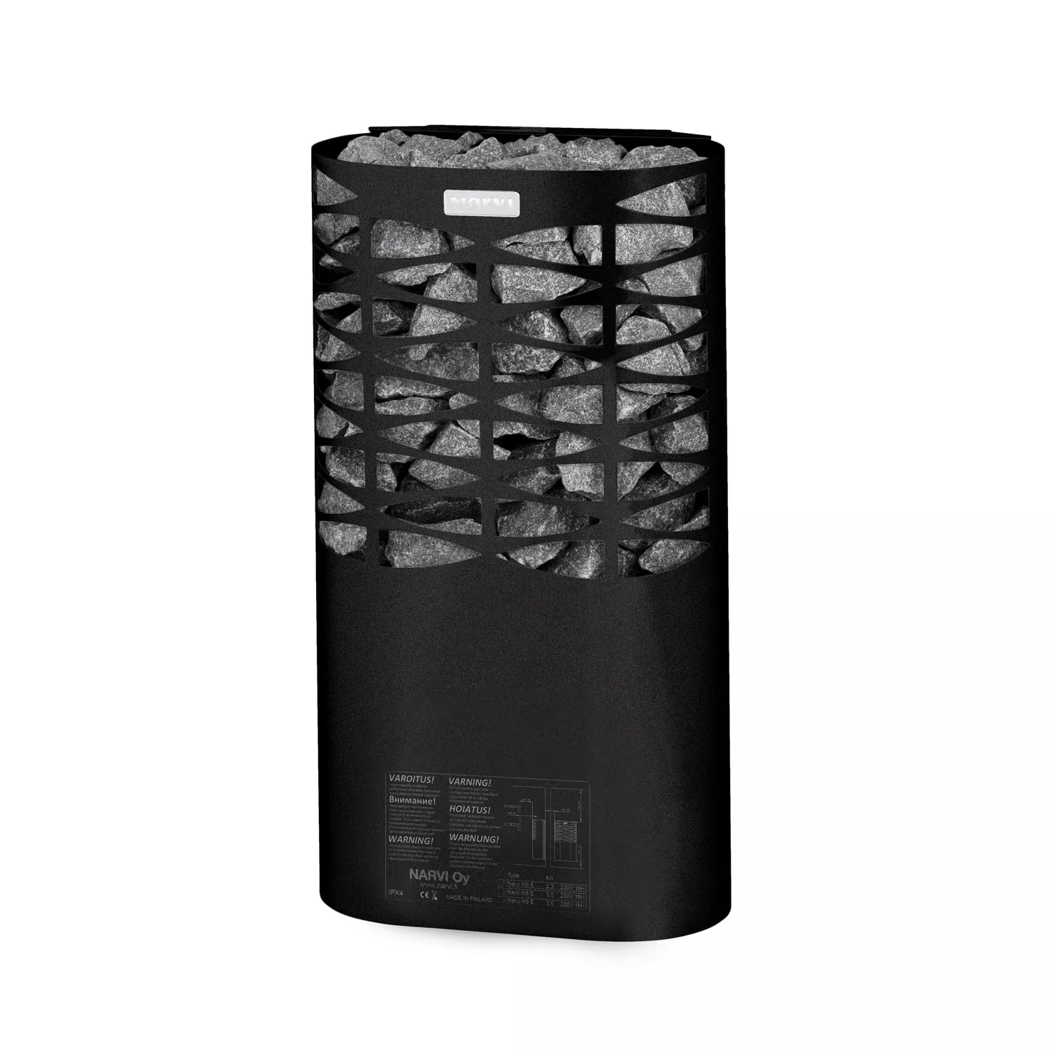 Narvi Tarmo Mini E Schwarz Saunaofen - 3,6 kW