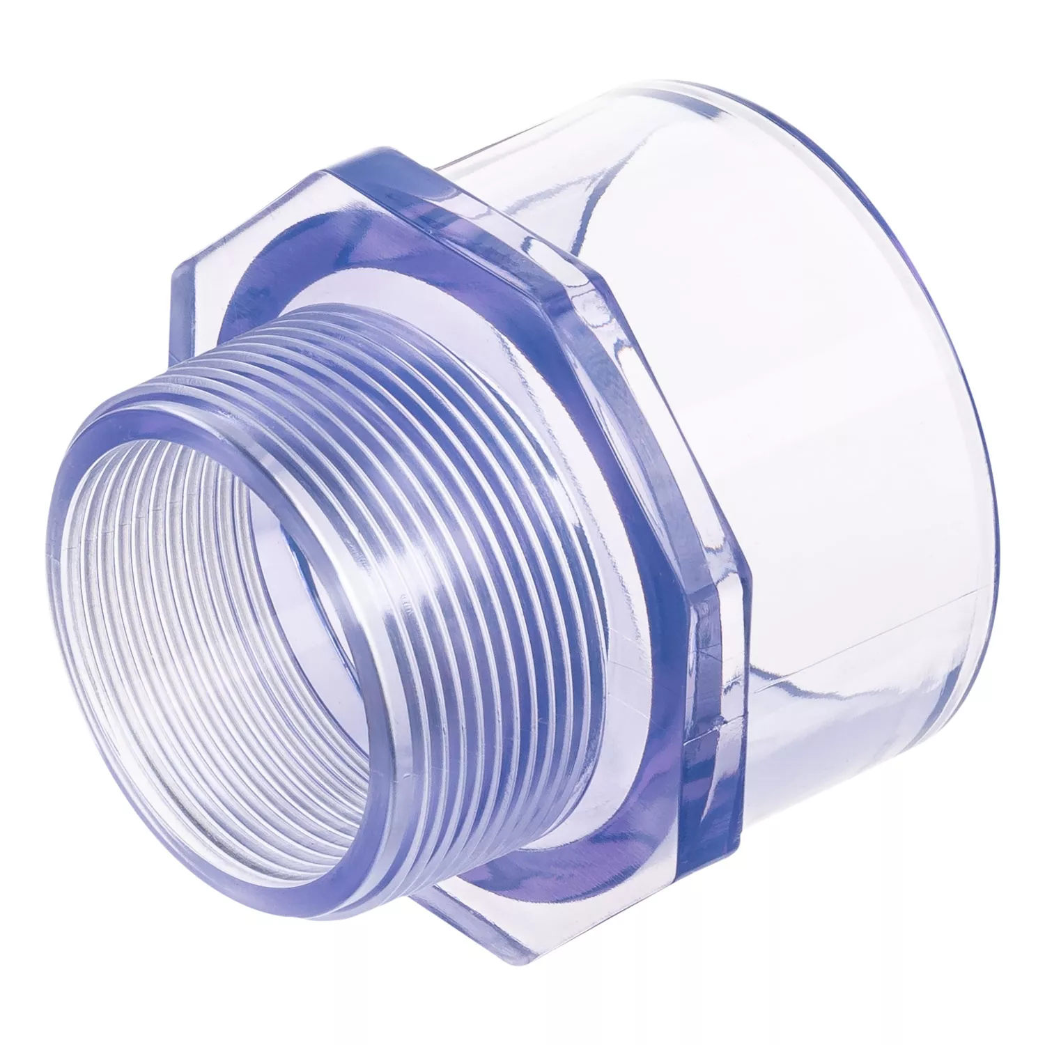 PVC-Reduktionsnippel-transparent-1 PVC Reduktionsnippel transparent