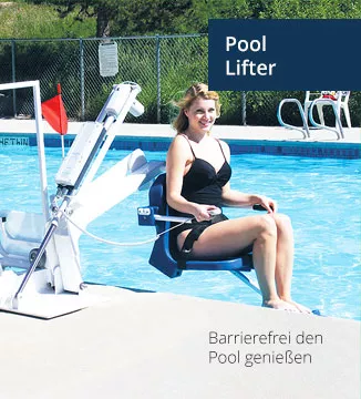 Barrierefreie Bäder durch Poollift
