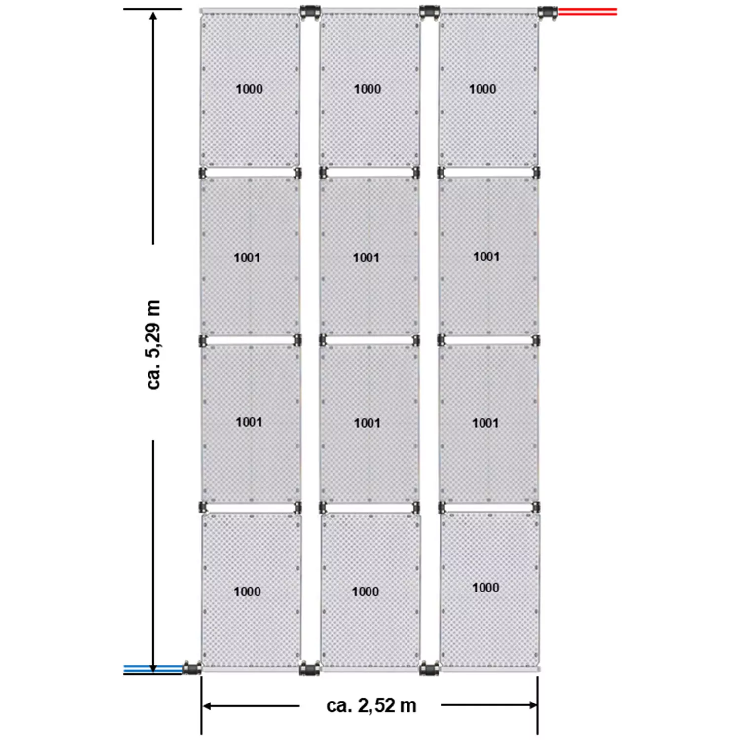 Solarabsorber_OKU_masse_2 Solarabsorber OKU 1000 1320 x 820 mm 1.08 m²