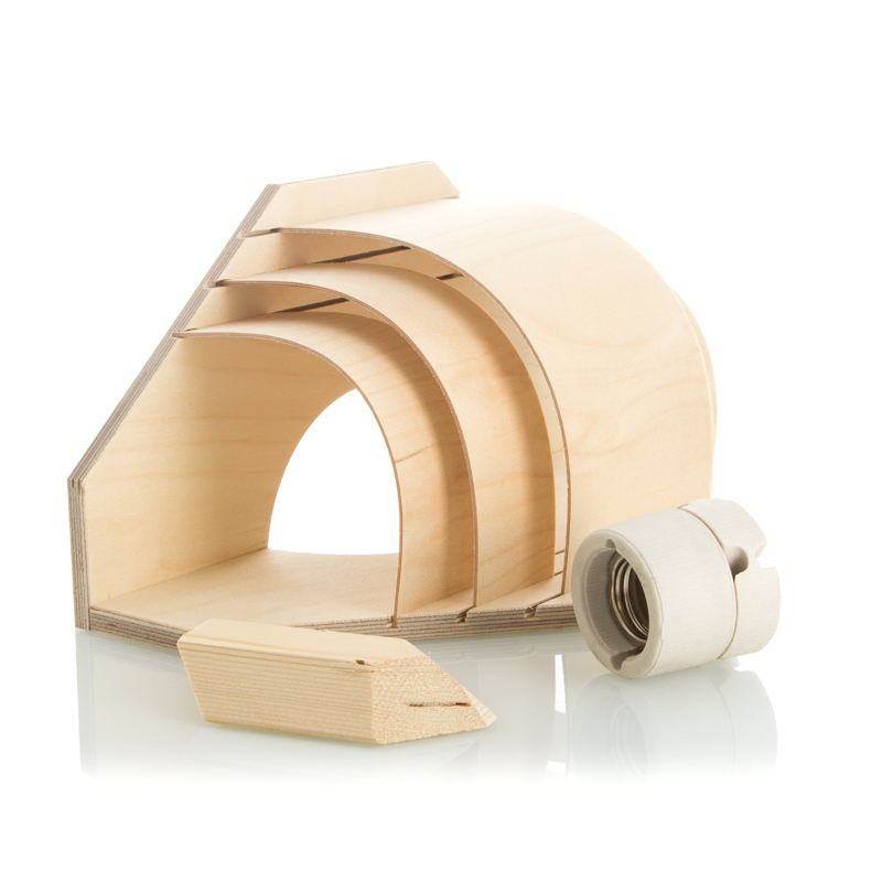 N10220-1 Sauna Ecklampenschirm inkl. Keramikfassung