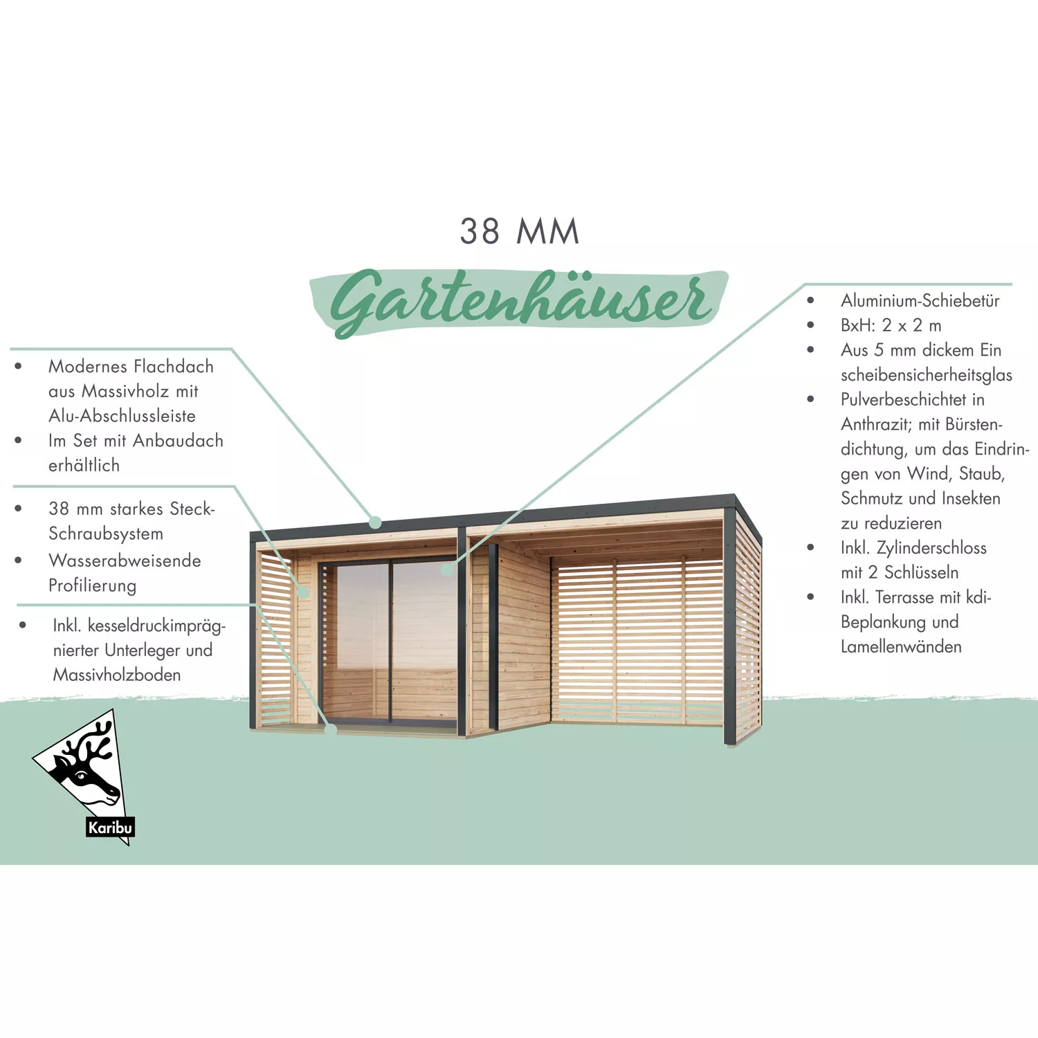 karibu-gartenhaus-saturn-a-gartenhaeuser Karibu Gartenhaus Saturn A graualuminium