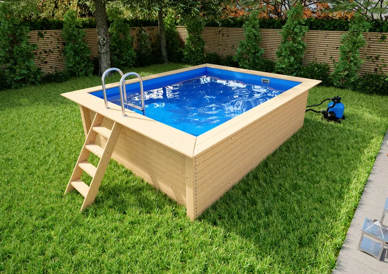 Holzpool Komplettset kaufen