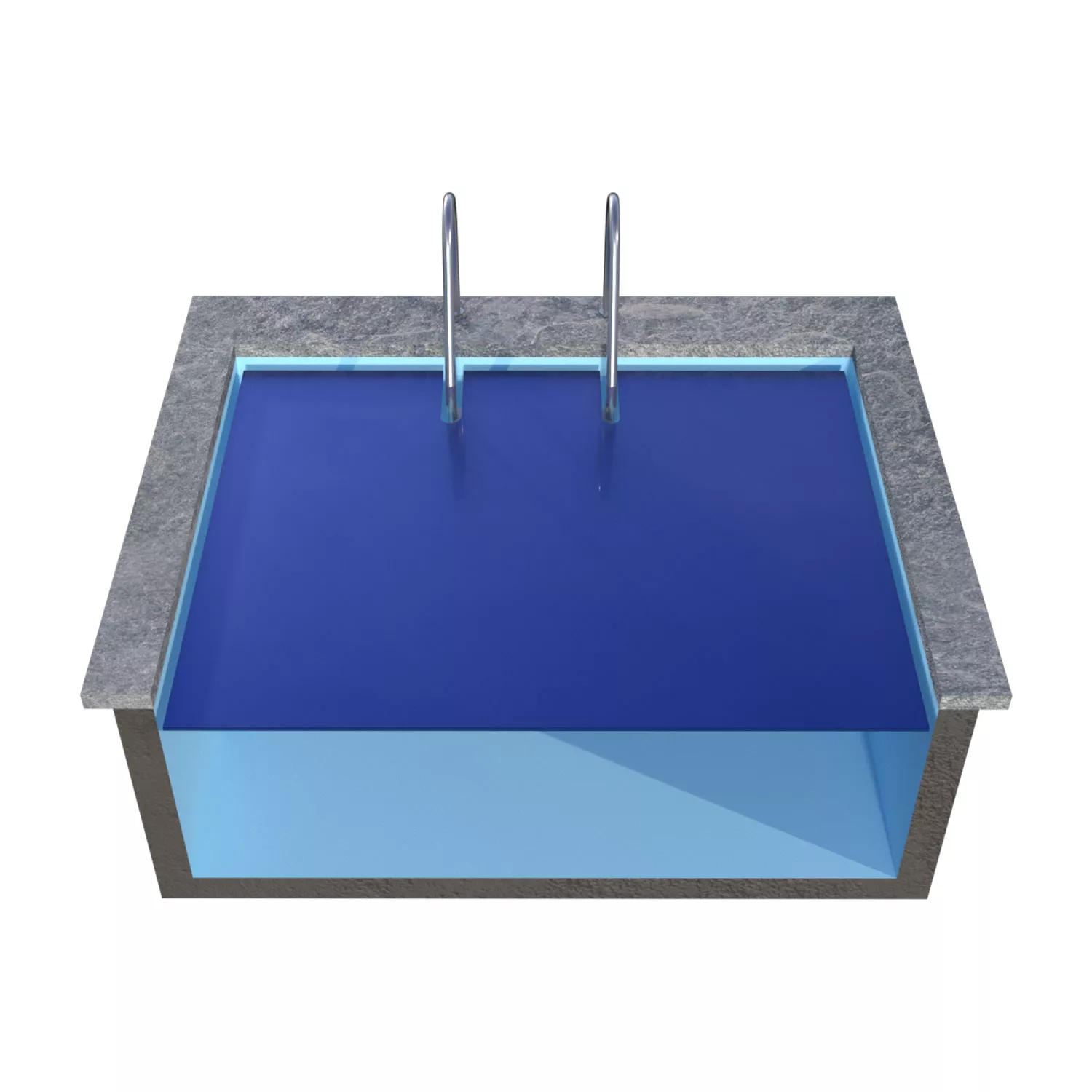 Poolpowershop Thermosafe Isolierabdeckung Ausschnitt für Leiter/ Gegenstromanlage