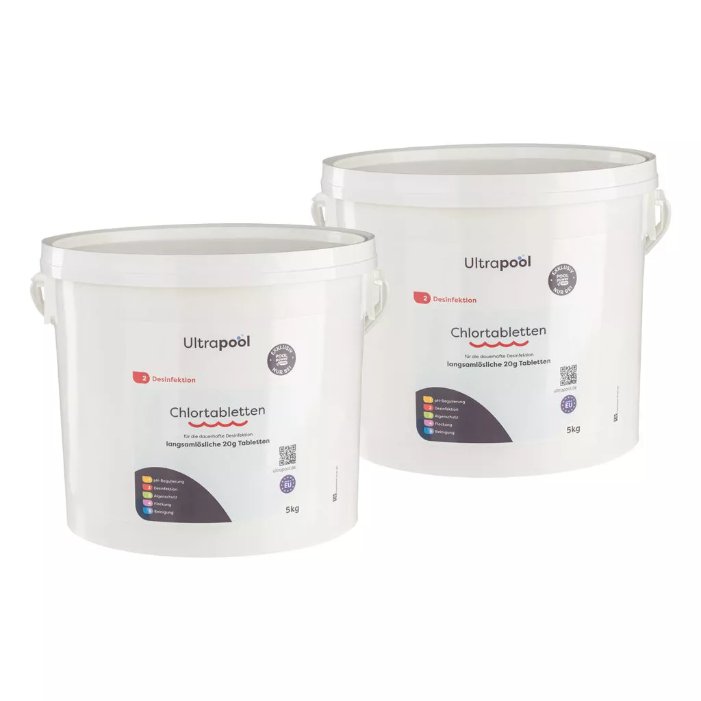Ultrapool langsamlösliche 20 g Chlortabletten - 10 kg
