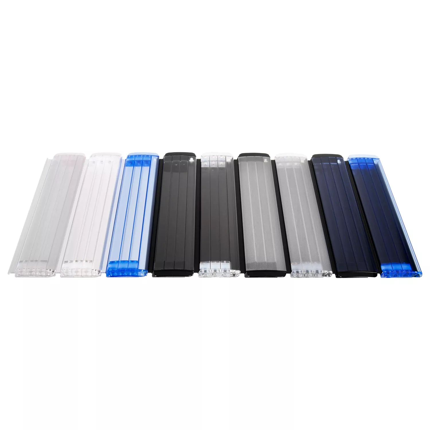 Poolpowershop Polycarbonat Lamellen solar transparent