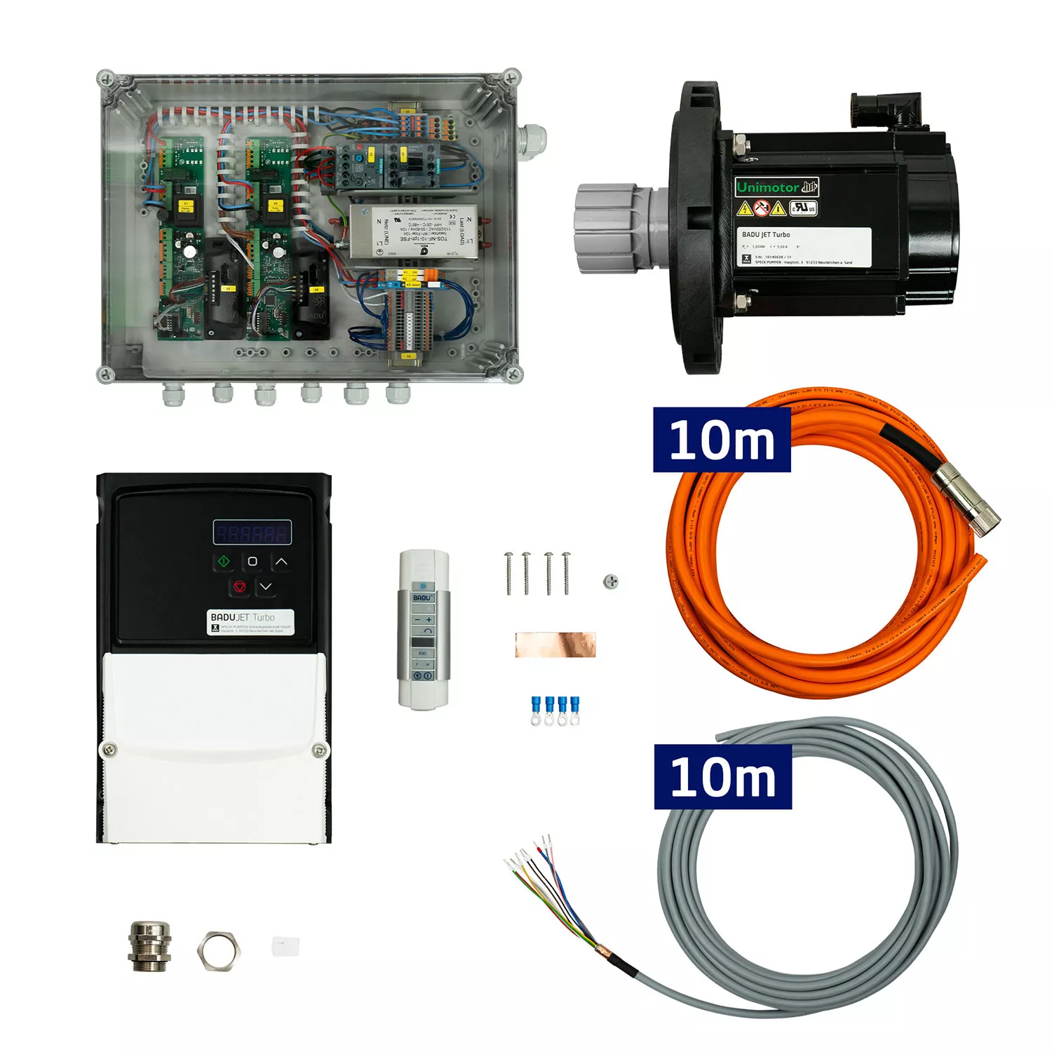 Badu Jet Turbo Antriebssatz - 10m 
