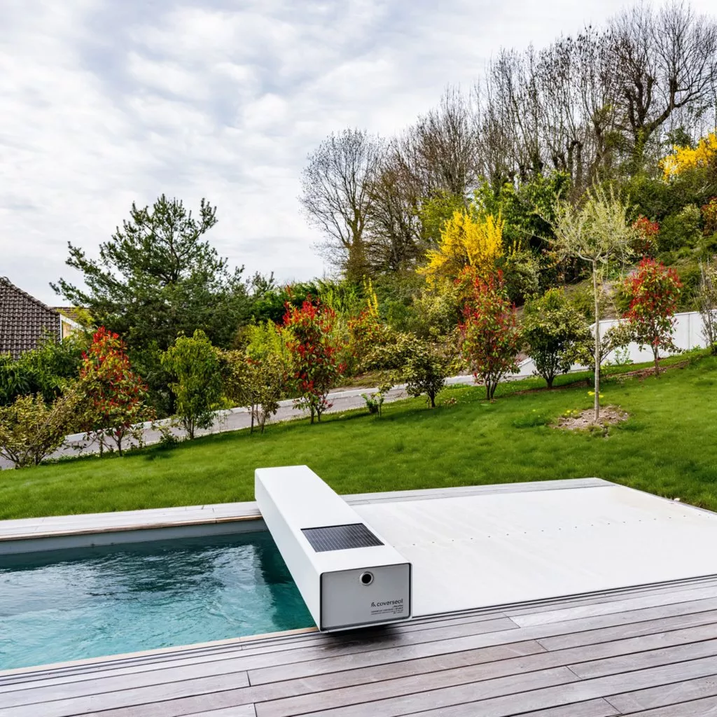 Coverseal elektrische Poolabdeckung - Tiefschwarz - 500 cm x 300 cm - ohne Montage