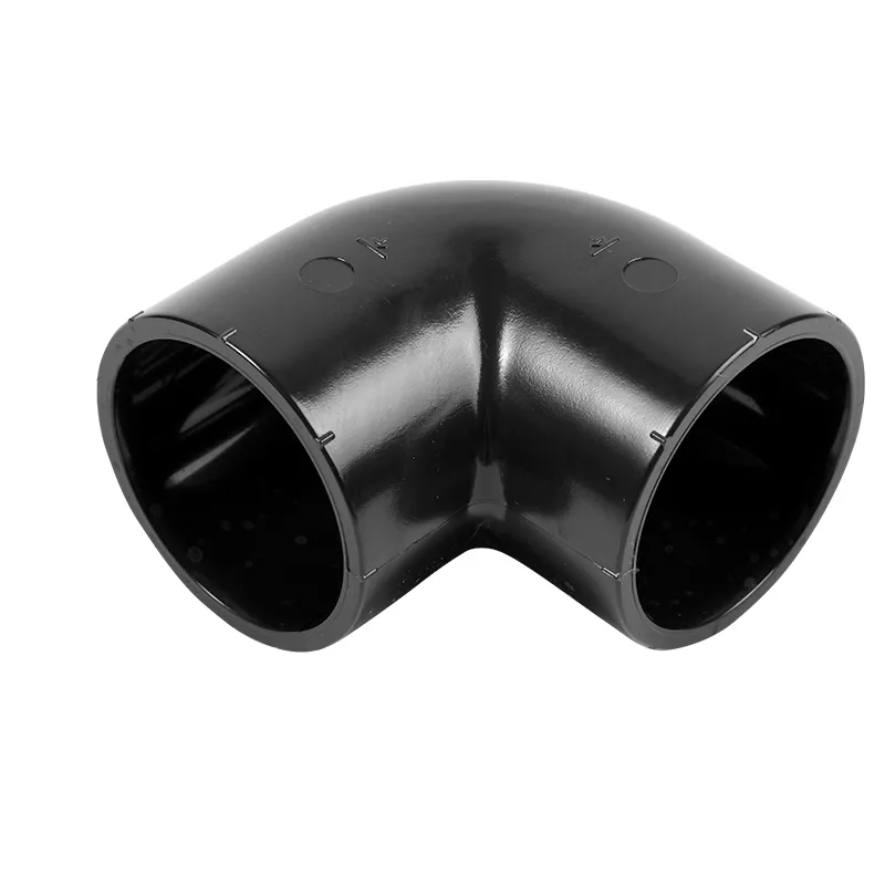 PVC Winkel 90° d 50 mm schwarz 