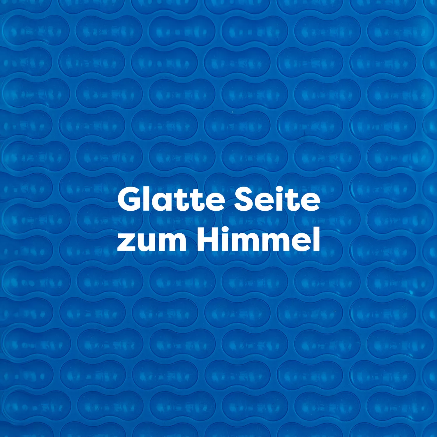 Solarfolie 3,00 m Rund Dunkelblau GeoBubble