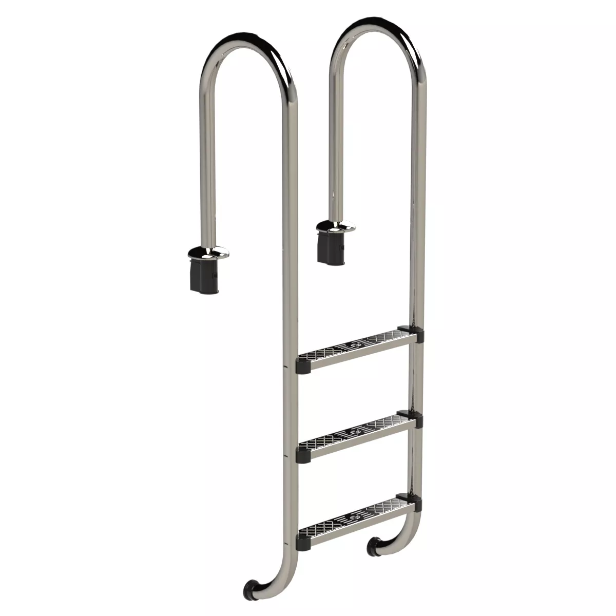 Ideal Poolleiter Edelstahl enger Holm