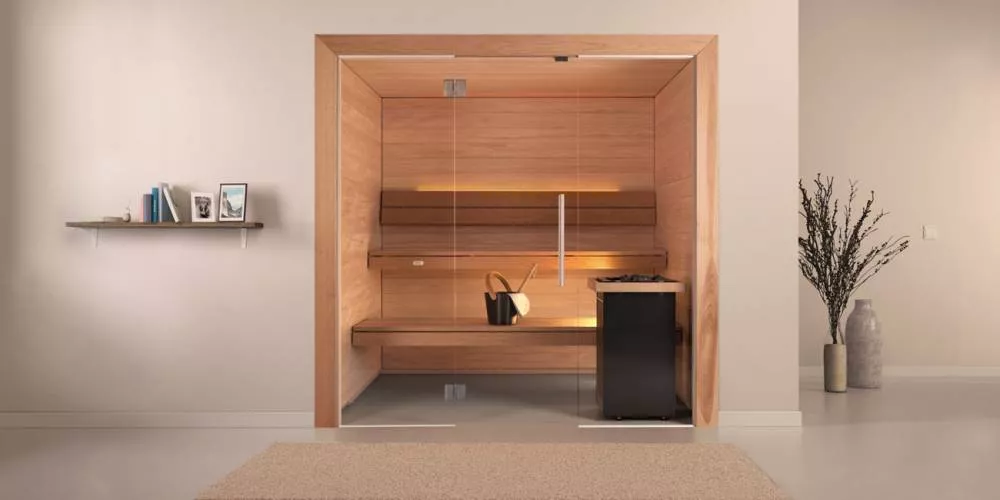 Viliv Sauna eingebaut