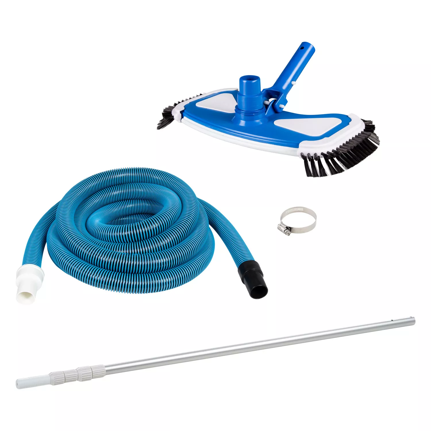 Poolsauger Set XL mit 12 m Saugschlauch 