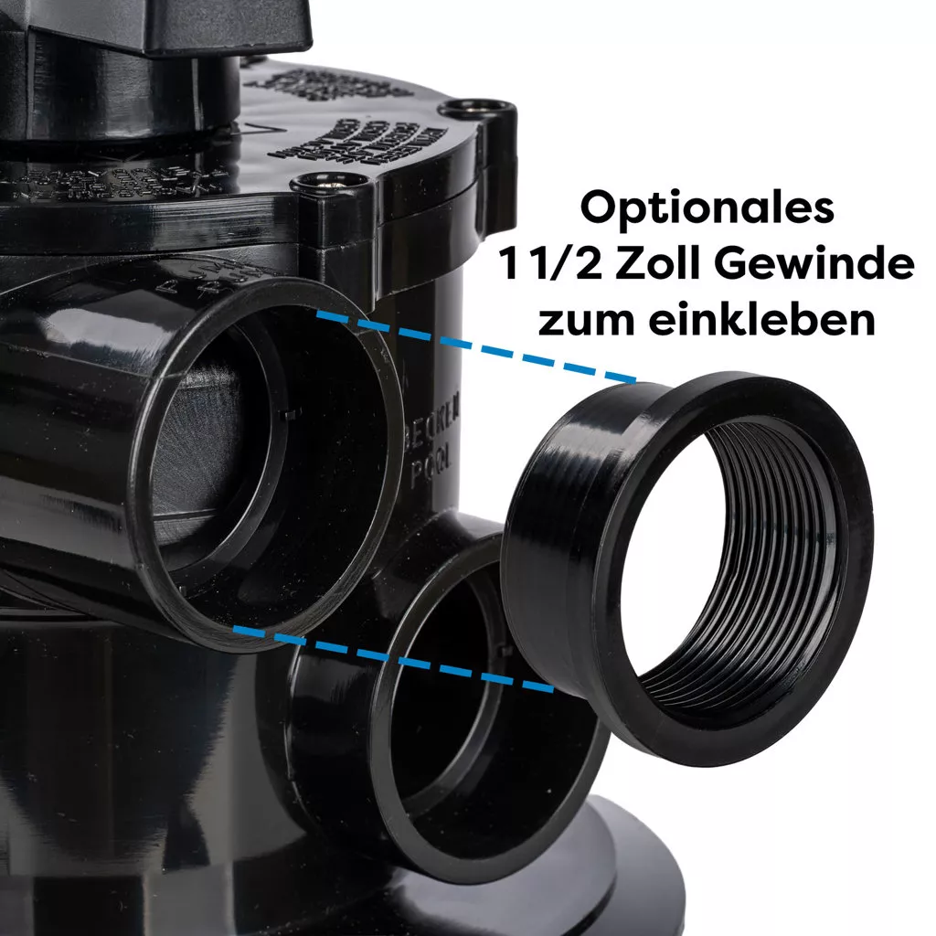 6 Wege Mehrwegeventil Badumat T40/1 