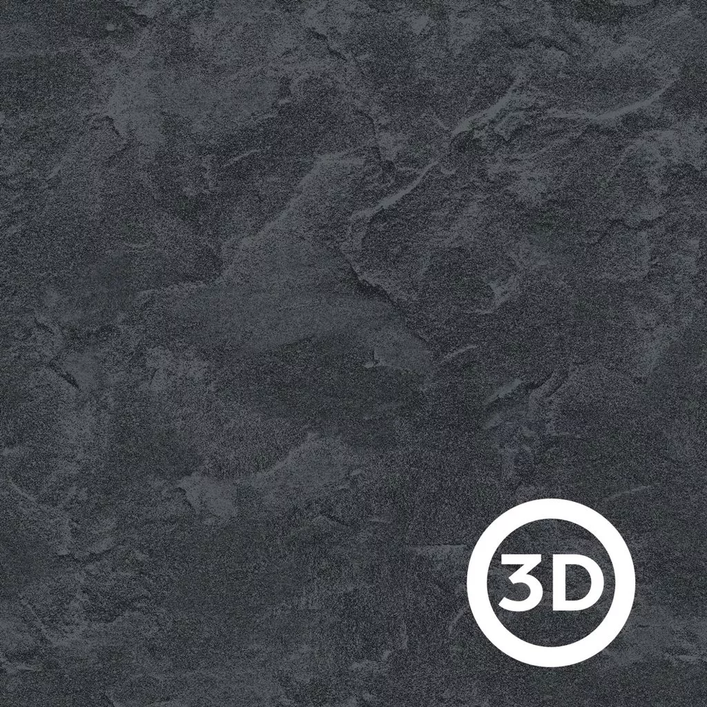 BWT Innenhülle 3D Black Slate mit Keilbiese für Rundbecken