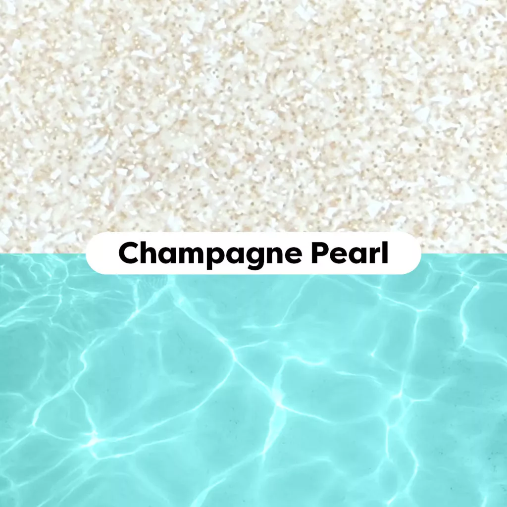 farbe-champagne-pearl WaterRows Double 75 GFK-Fertigbecken