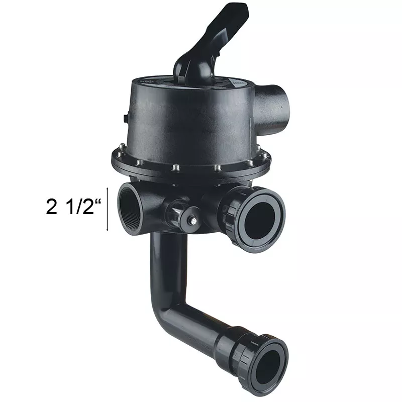 6 Wege Ventilsatz 2 1/2" inkl. Rohranschluss für Astralbehälter