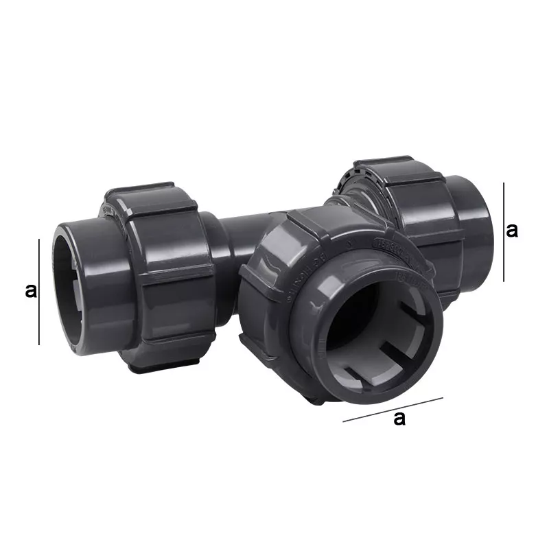 Flexfit T Stück 90 Grad Klemm Klemm Klemm 50 mm x 50 mm x 50 mm