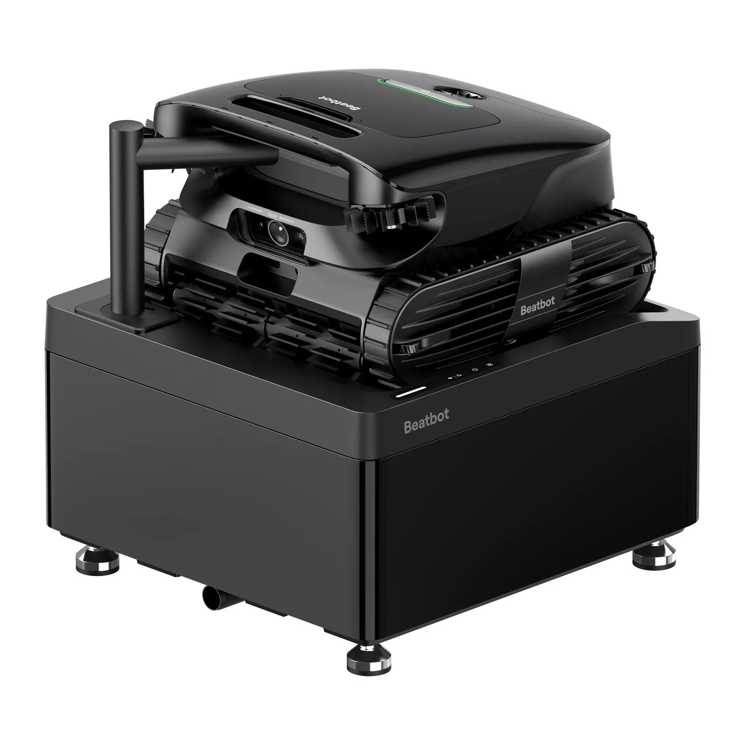 poolroboter-beatbot-aquasense-x-auf-station-vorne-links Poolroboter Beatbot Aquasense X - B-Ware