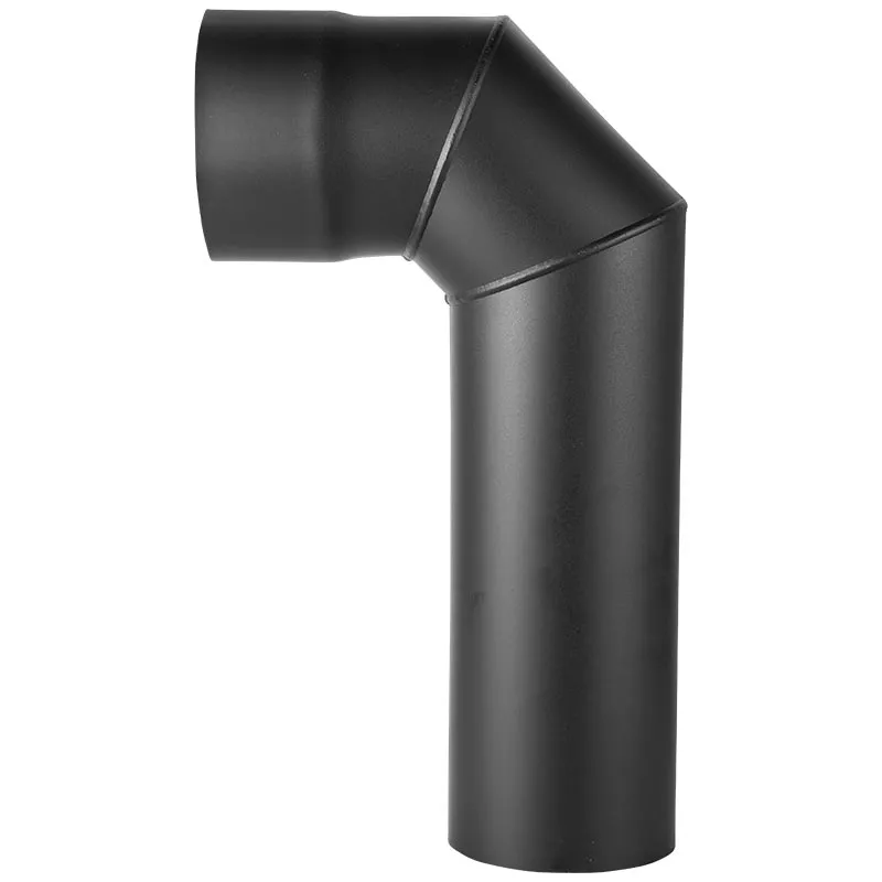 Winkelrohr 90° D=115 lackierter Stahl Harvia 