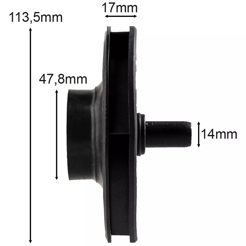 laufrad-Speck-badu-bronze-114mm_3 Laufrad d=114mm b=10mm für Speck Badu 90/13 + Bronze 14