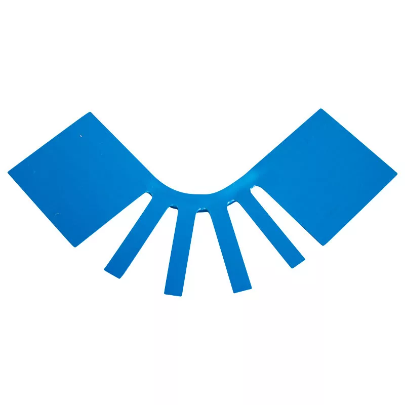 17545_pic1 PVC Eckprofil blau 90° für runde Ecken passend zu 17529