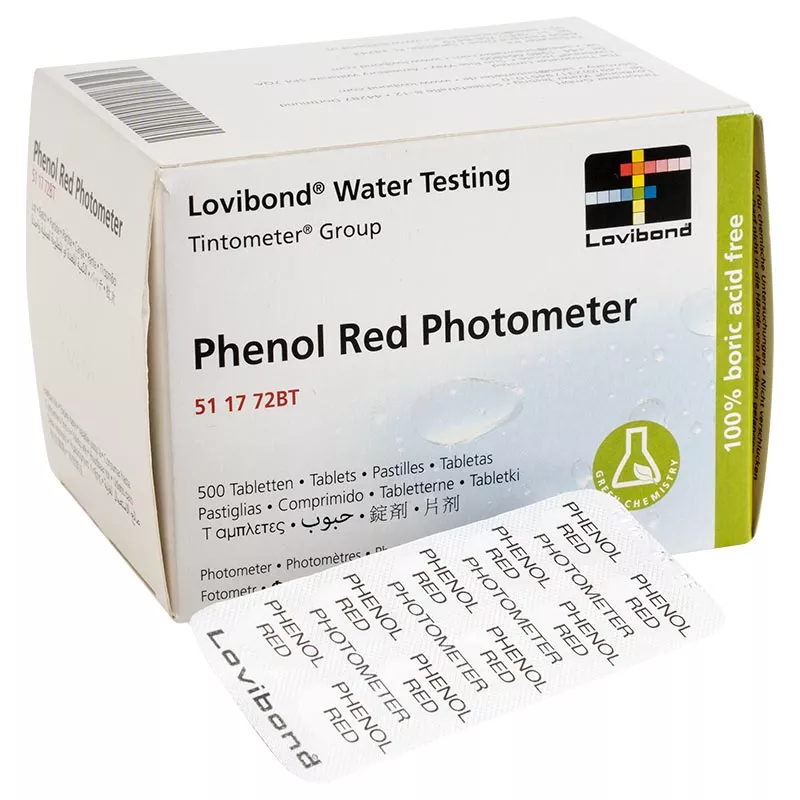 Phenol Red Testtabletten für Scuba, Checkit & Photometer - 500 Stk