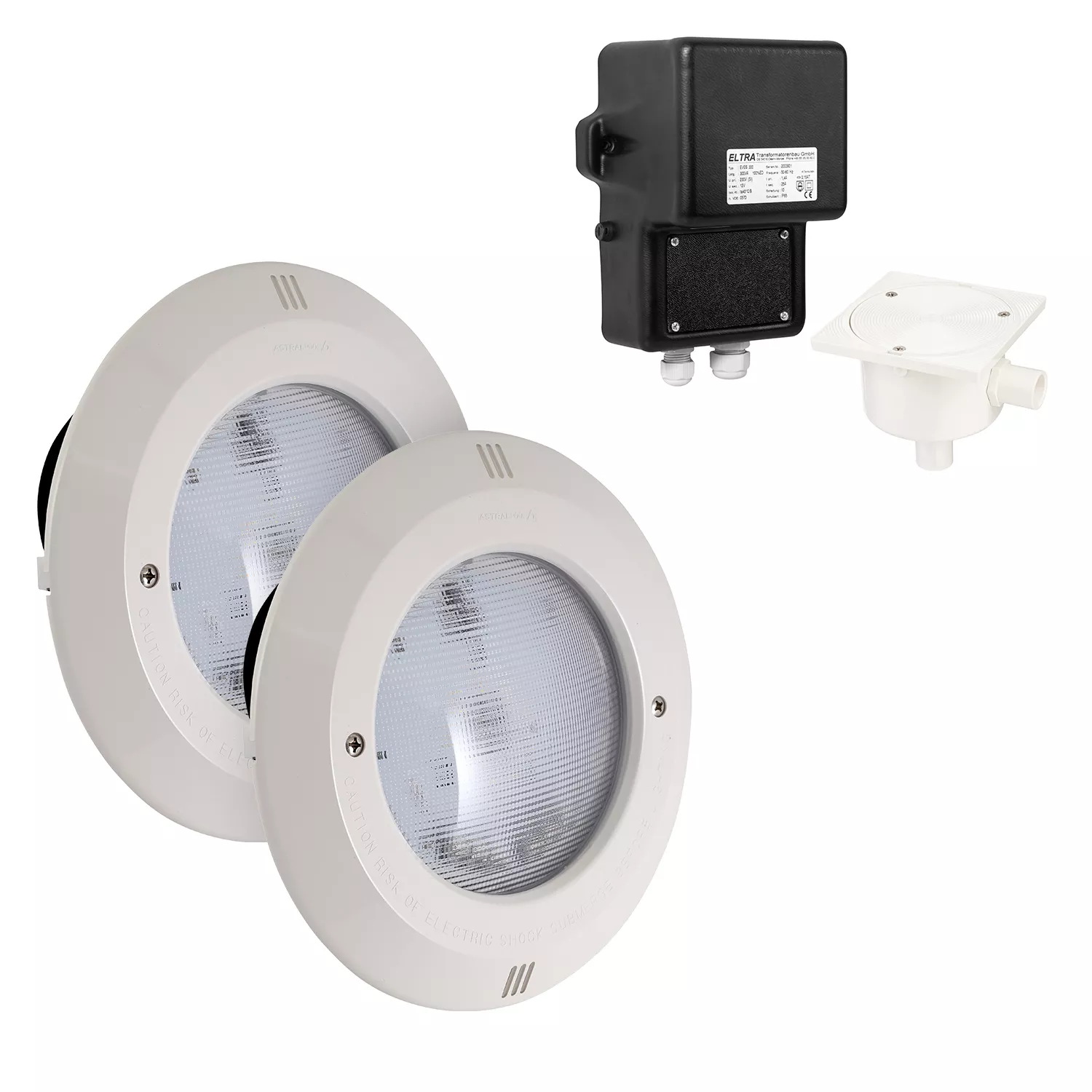 Styroporpool Komplettset Premium Weiß mit Treppe Colossos - 700 x 350 x 150 cm