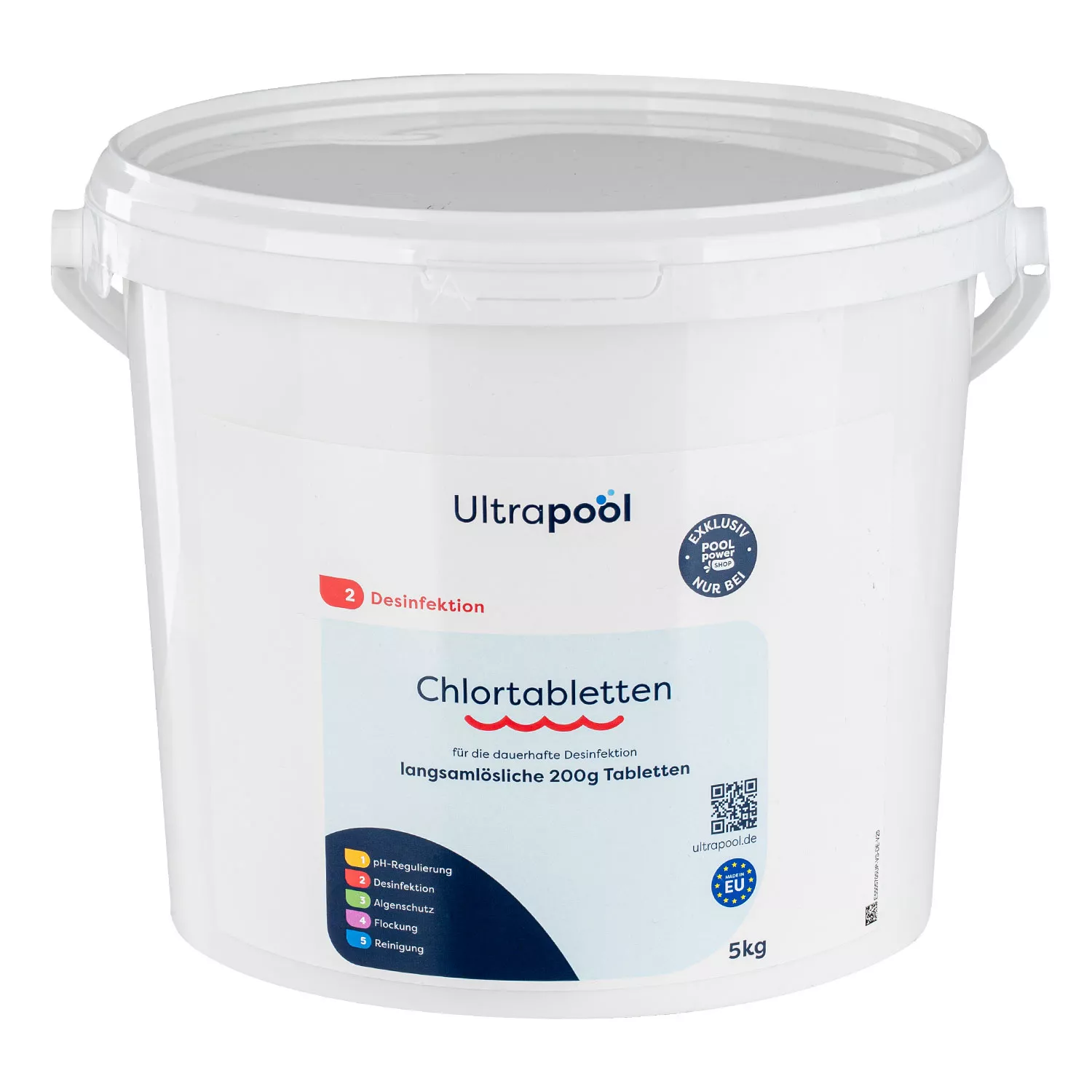 Ultrapool langsamlösliche 200 g Chlortabletten - 5 kg