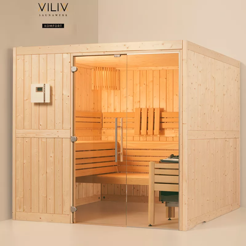 156156 Sauna VILIV Komfort 156,5x156,5 cm