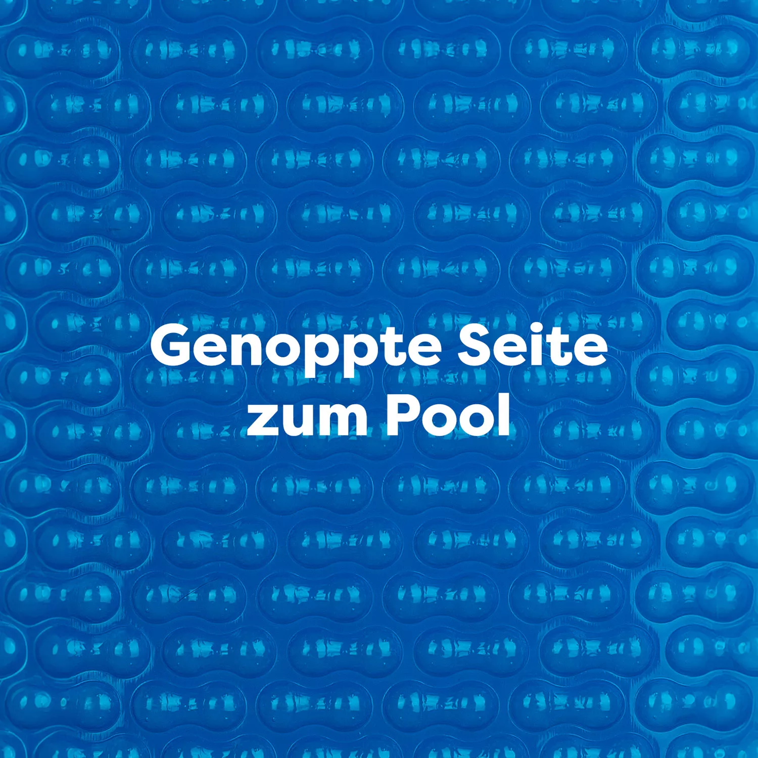 Solarfolie 3,00 m Rund Dunkelblau GeoBubble
