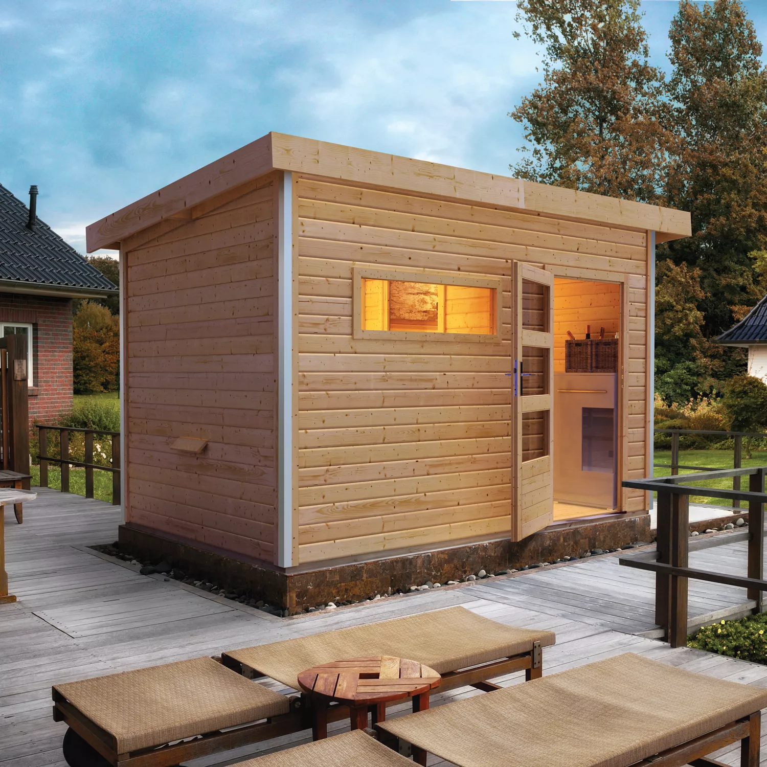 karibu_skrollan_2_bio_aussensauna_natur_0 Karibu Comfort Skrollan 2 Bio Außensauna natur