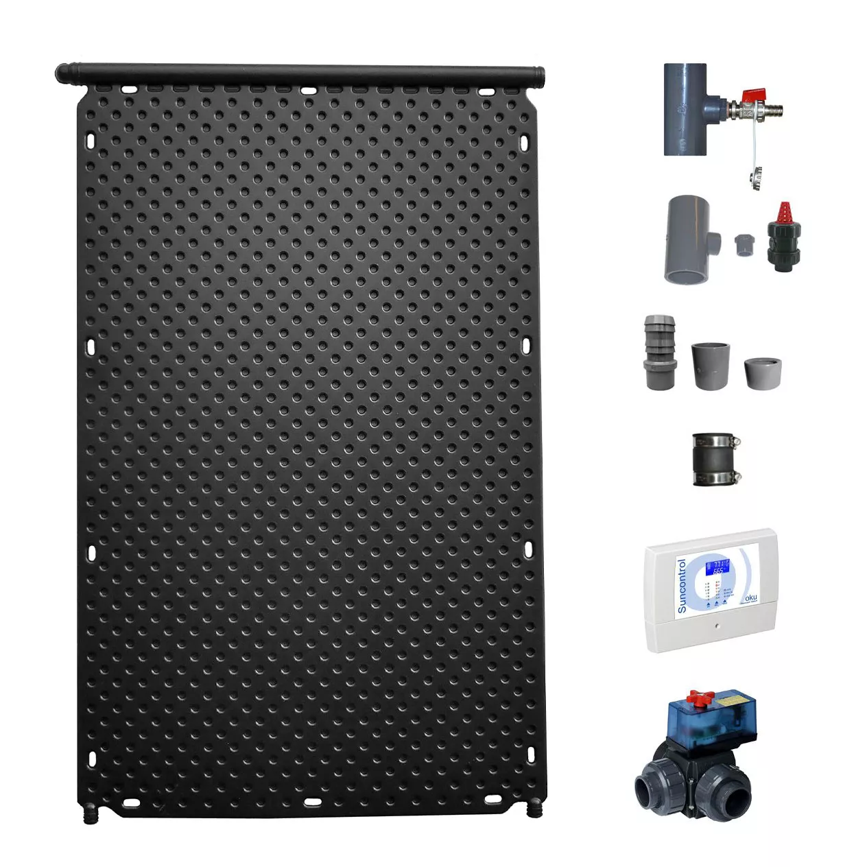 Solarabsorber Set OKU bis 18 qm Wasseroberfläche 