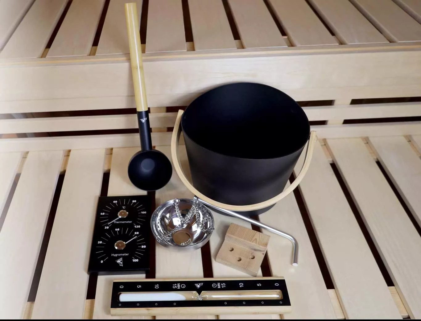 Karibu Saunazubehör Set Premium
