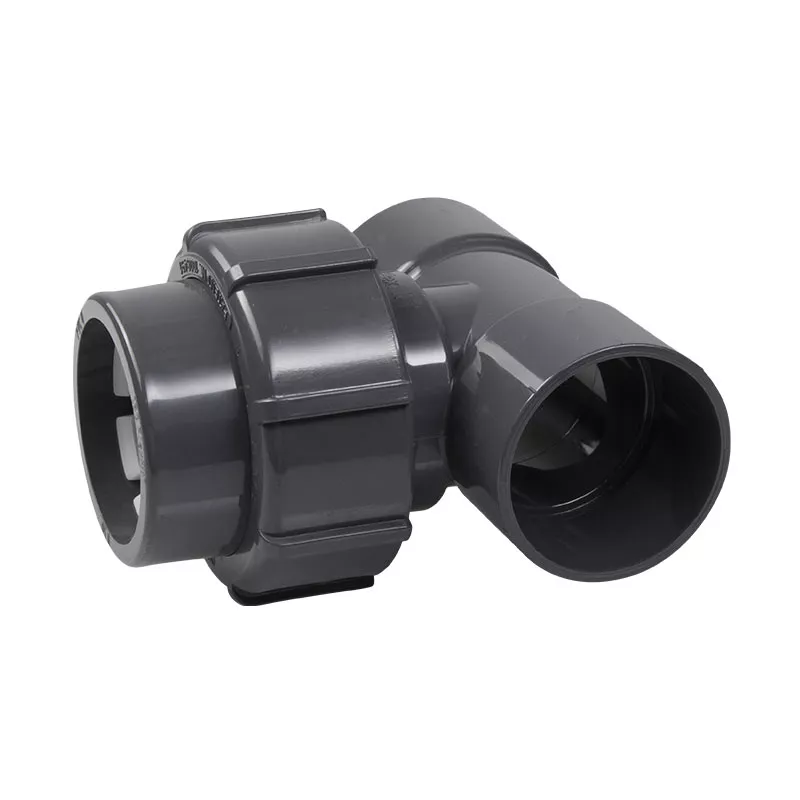 Flexfit T Stück 90 Grad Klemm Klebemuffe Klebemuffe 50 mm x 50 mm x 50 mm